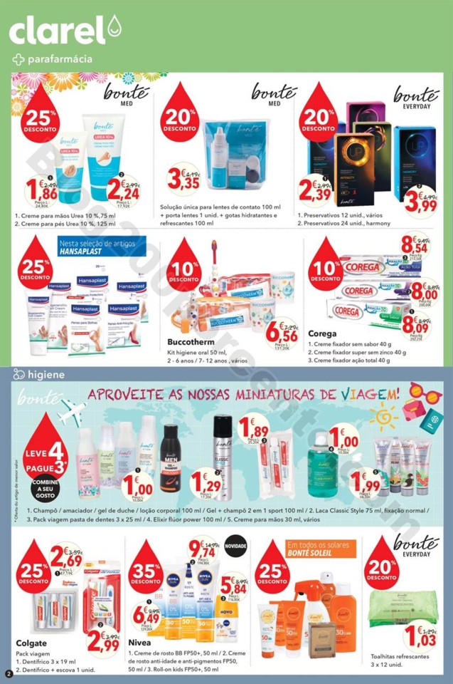 Antevisão Folheto CLAREL Promoções de 15 março