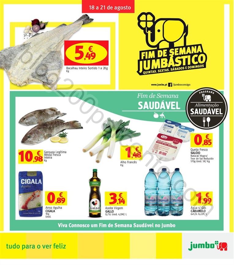 Antevisão Folheto JUMBO Fim de semana promoções