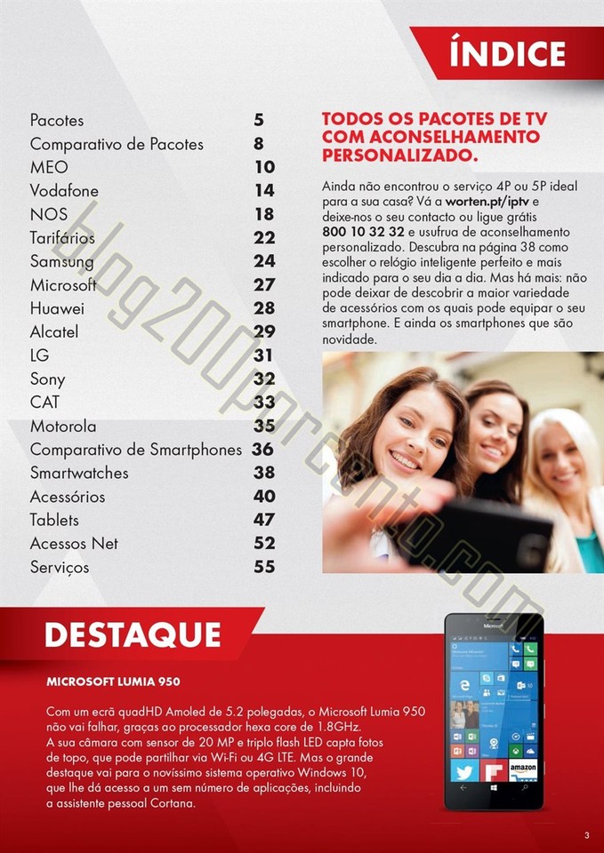 Novo Folheto WORTEN Mobile promoções de 3 a 31 d