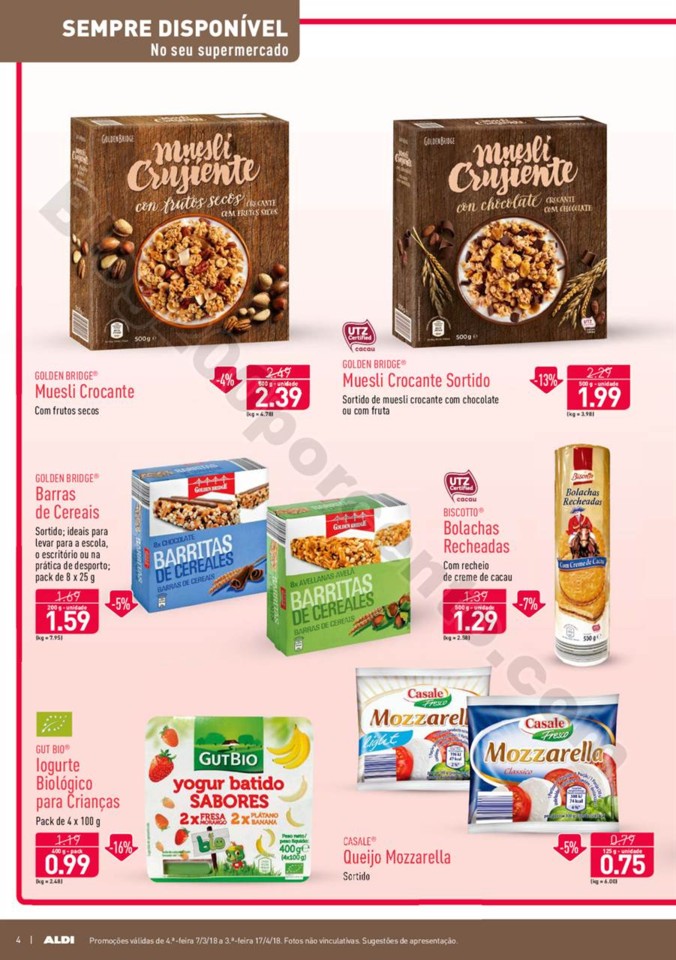 Antevisão Folheto ALDI Promoções a partir de 7 