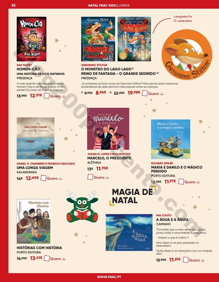Antevisão Folheto FNAC Natal Kids Promoções de 