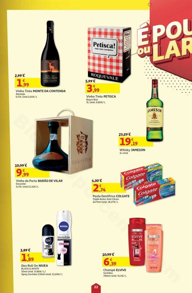 Antevisão Folheto AUCHAN Poupar ou Largar Promoç