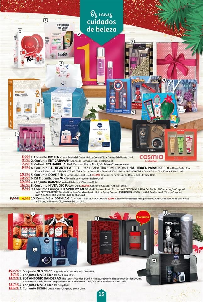 Antevisão Folheto AUCHAN Natal Promoções de 29 