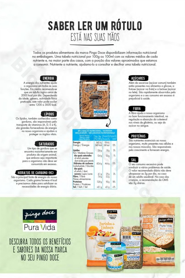 Antevisão Folheto PINGO DOCE Alimentação Saudá