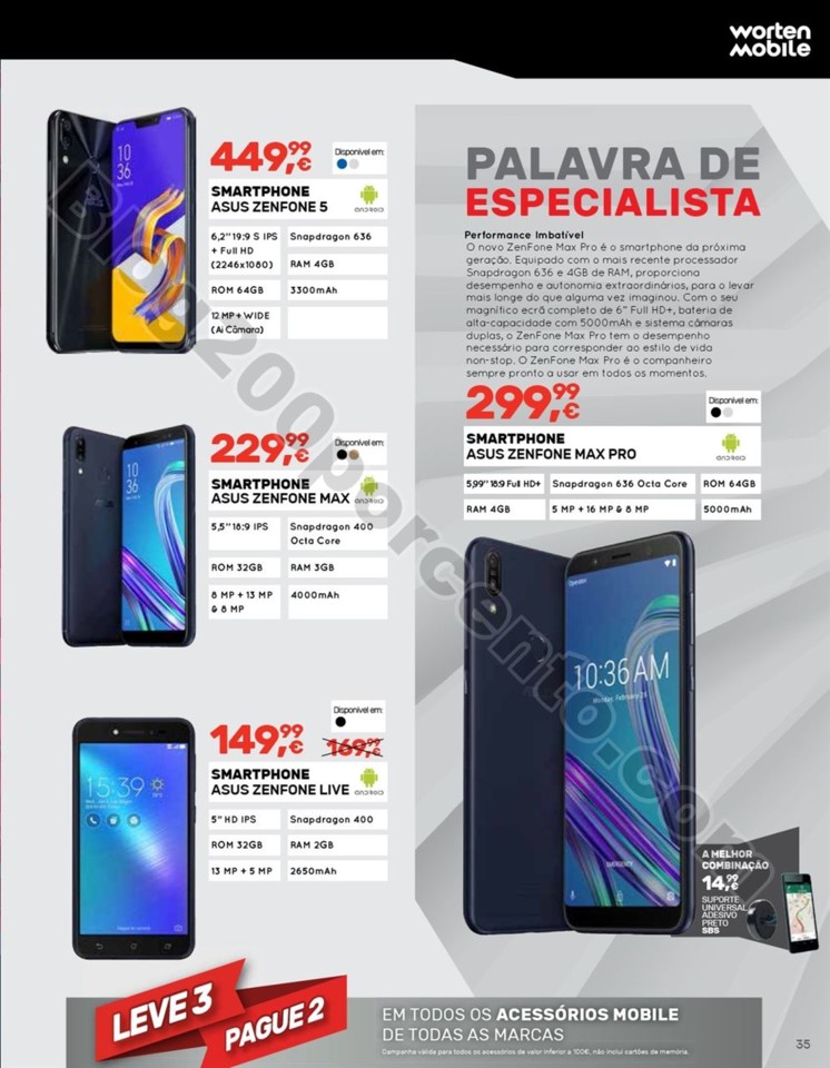 Antevisão Folheto WORTEN Mobile Promoções de 2 