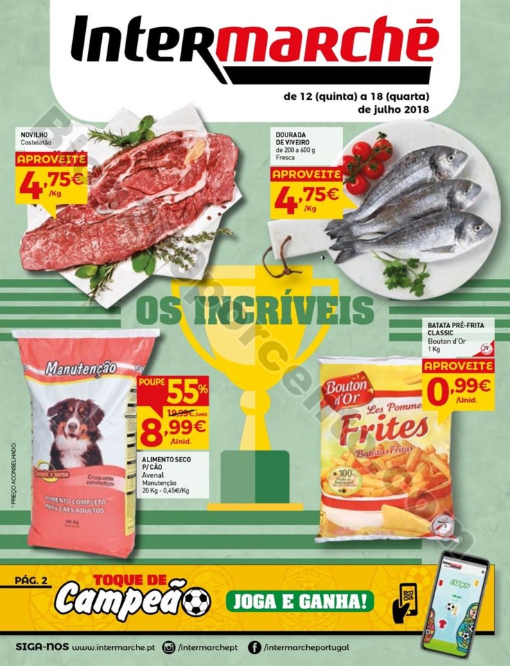 Antevisão Folheto INTERMARCHÉ Promoções de 12 