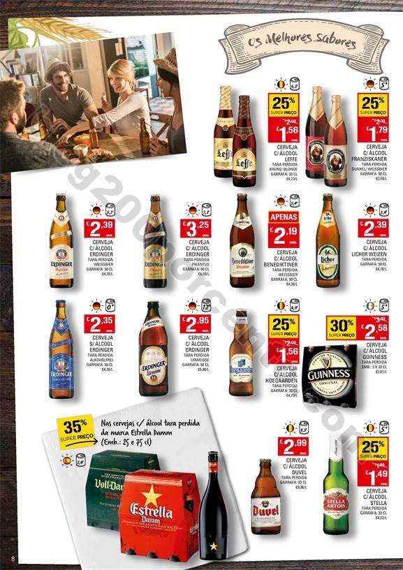 Antevisão Folheto CONTINENTE Mariscos e Cervejas 