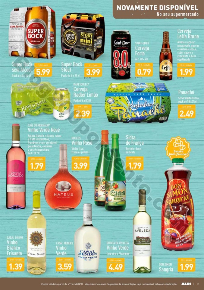Antevisão Folheto ALDI Promoções a partir de 8 