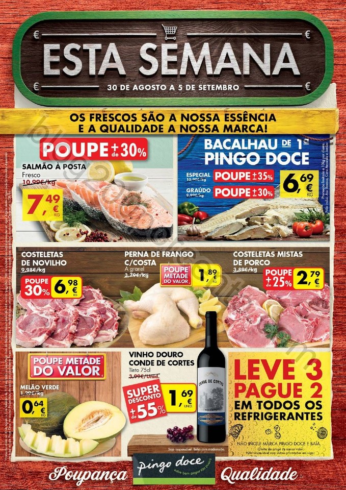 Antevisão Folheto PINGO DOCE Madeira de 30 agosto