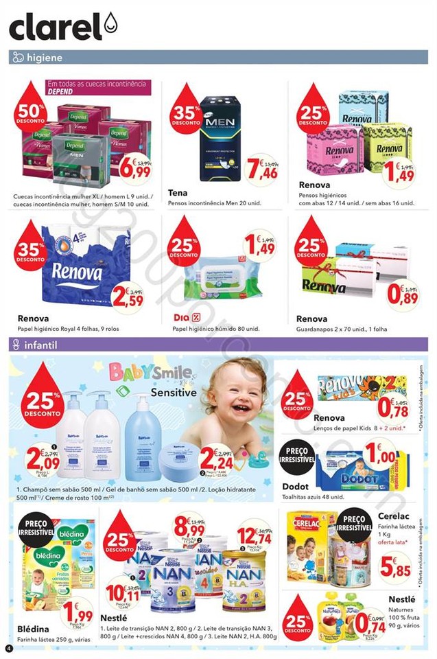 Antevisão Folheto CLAREL Promoções de 22 junho 
