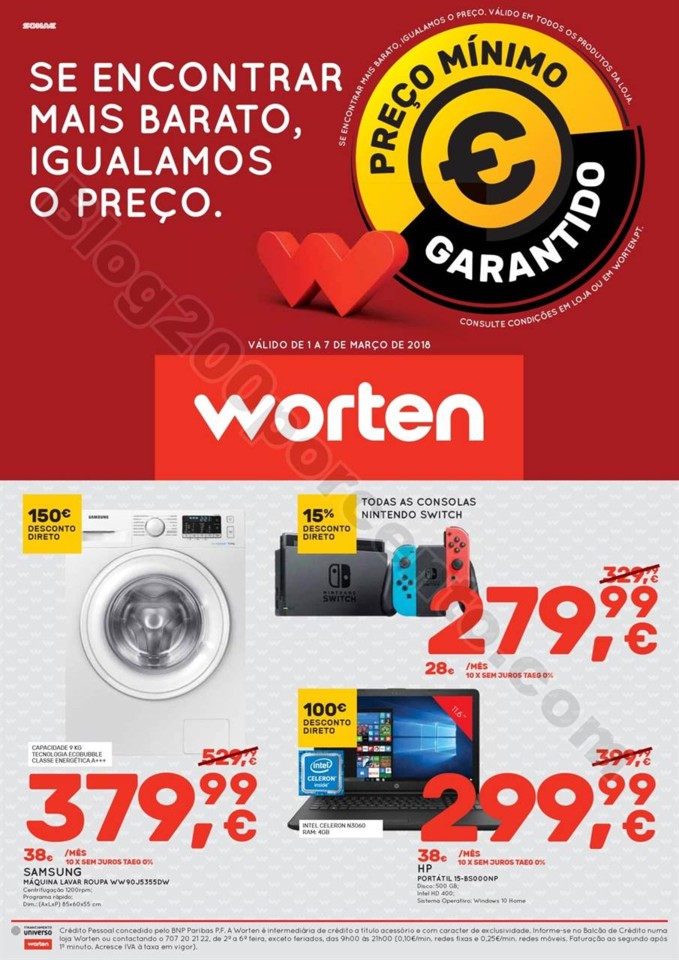 Antevisão Folheto WORTEN Promoções de 1 a 7  ma