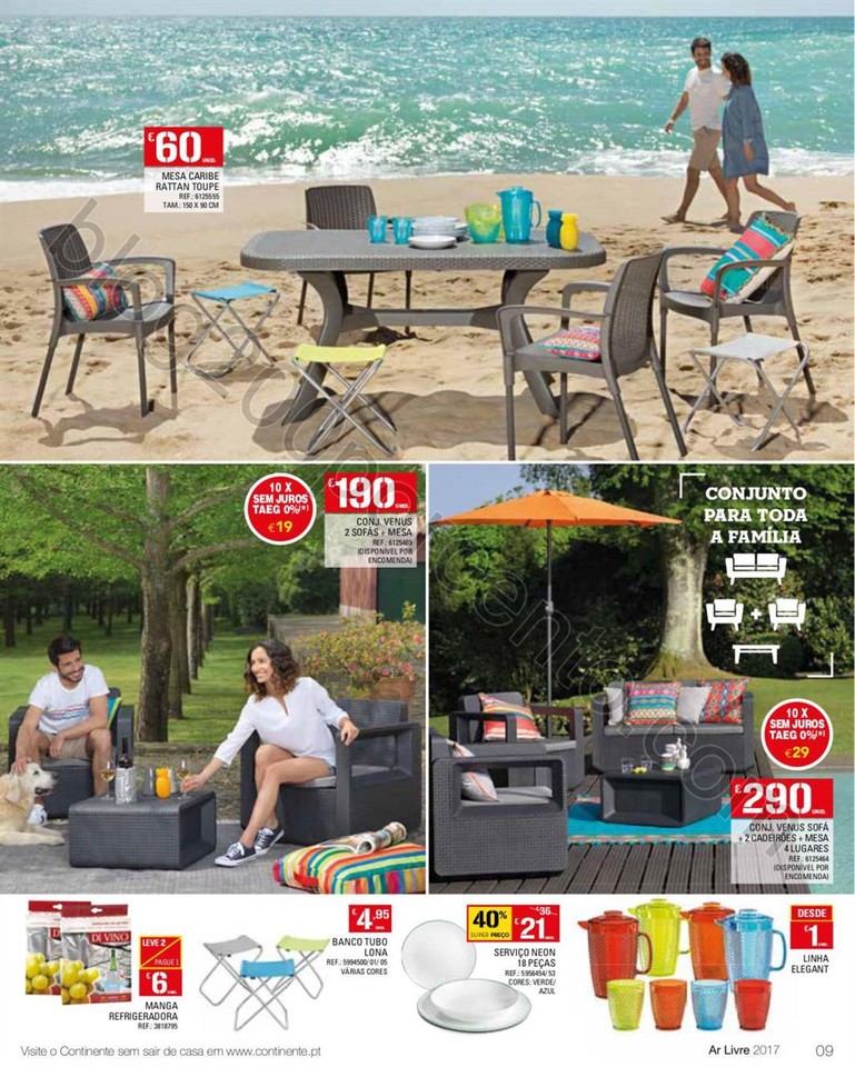 Antevisão Folheto CONTINENTE Feira Ar Livre promo