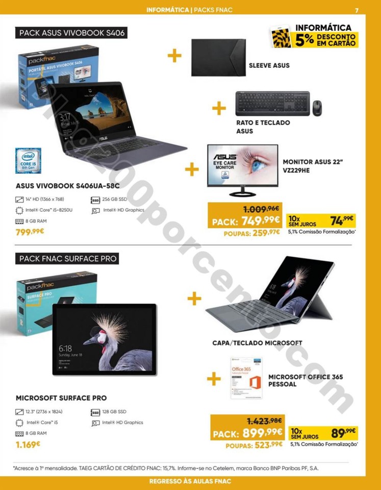 Antevisão Folheto FNAC Regresso às aulas promoç