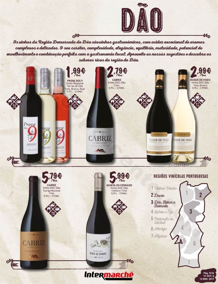 Antevisão Folheto INTERMARCHÉ Vinhos promoções