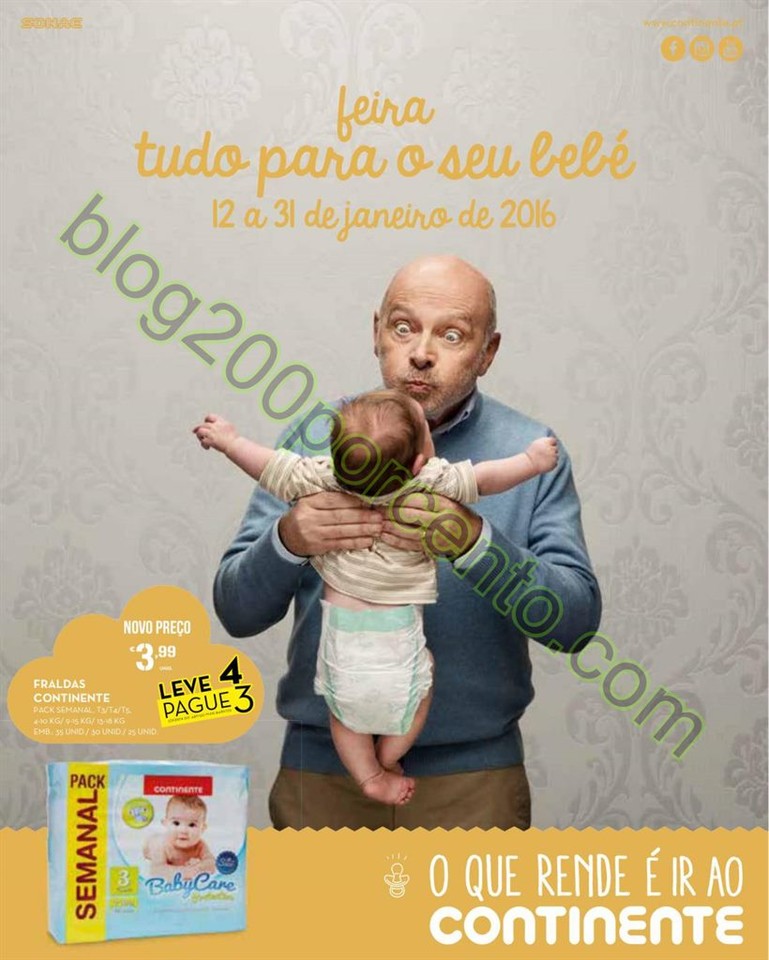 Antevisão Folheto CONTINENTE Feira Bebé de 12 a 