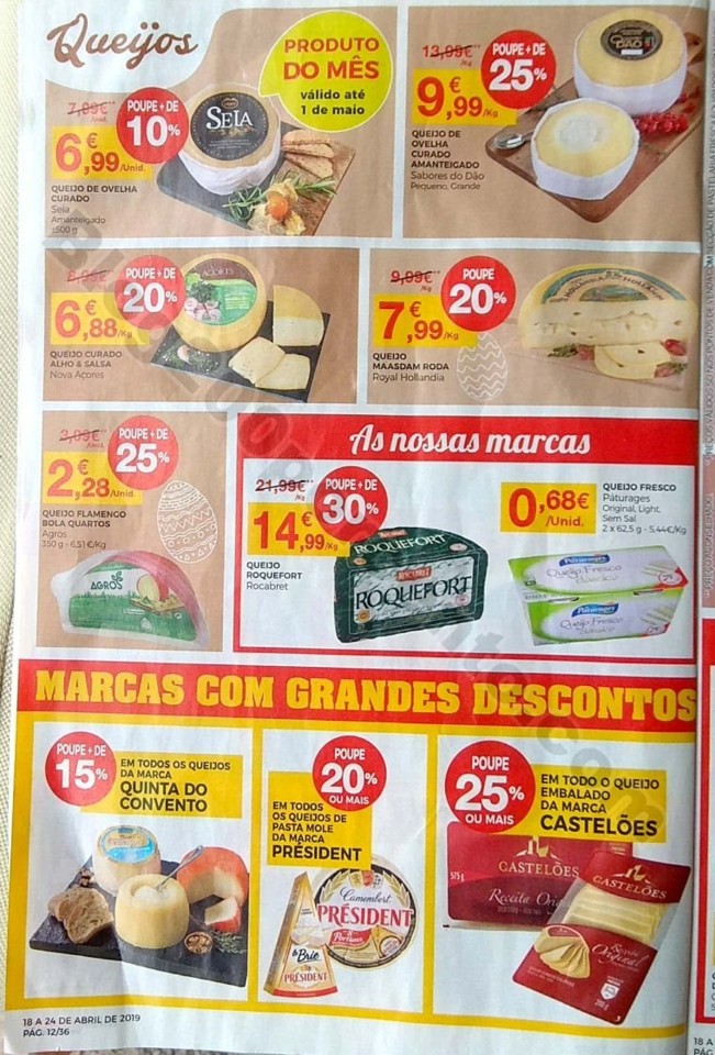 Intermarché Folheto promoções de 18 a 24 abril 