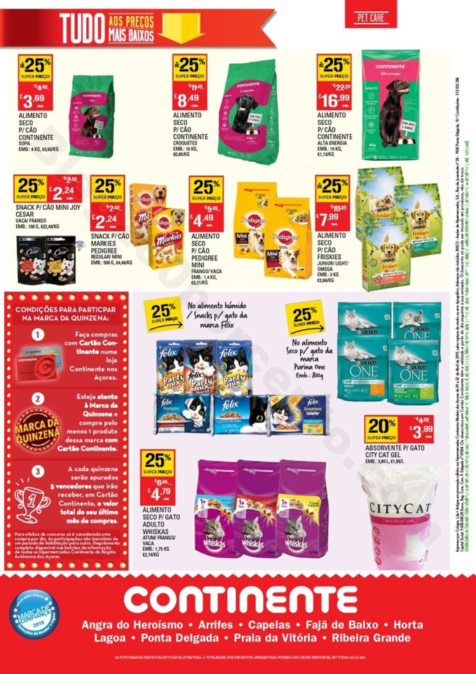 Antevisão FOlheto CONTINENTE Acores 9 a 22 abril 