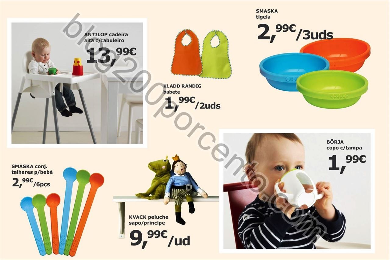 Antevisão Folheto IKEA Crianças promoções até