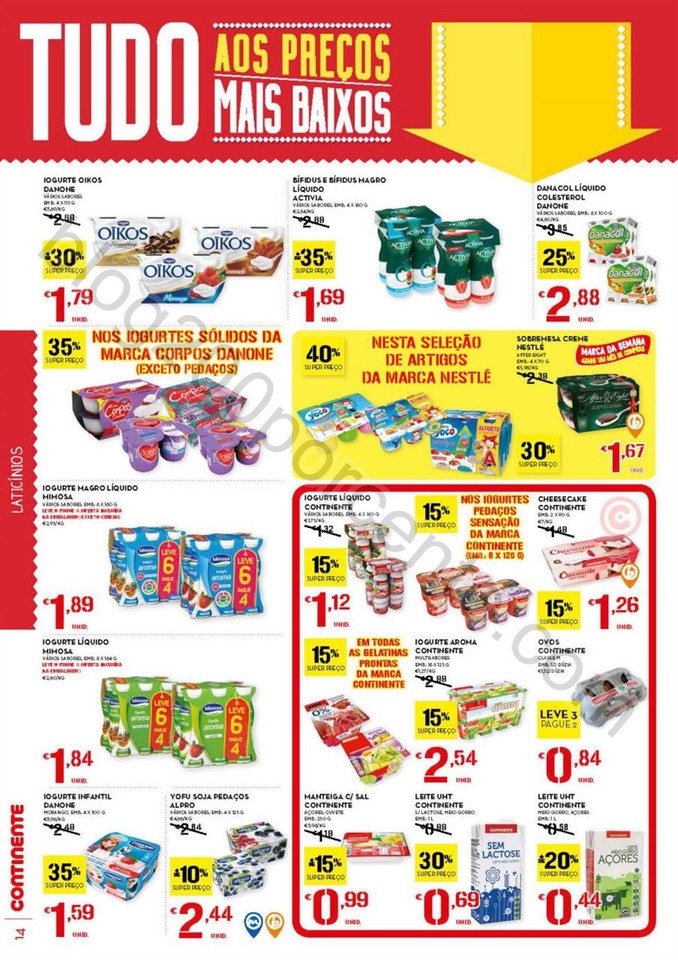 Antevisão Folheto CONTINENTE Promoções de 13 a 