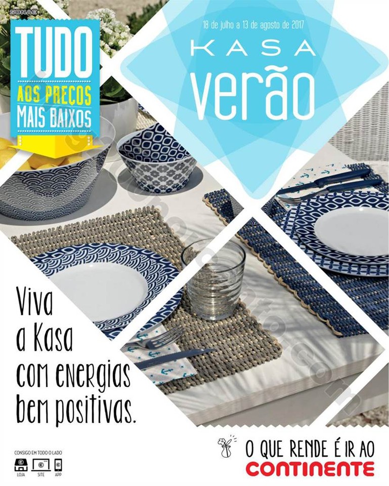 Antevisão Folheto CONTINENTE Kasa verão promoç