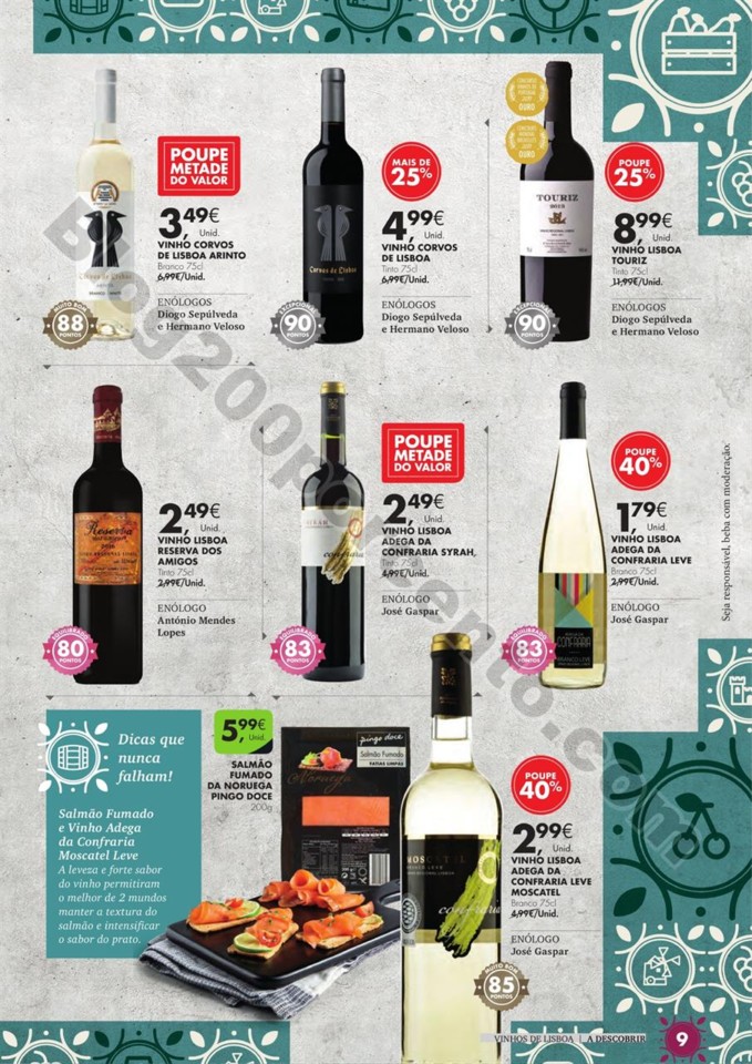 Antevisão Folheto PINGO DOCE Vinhos Promoções d
