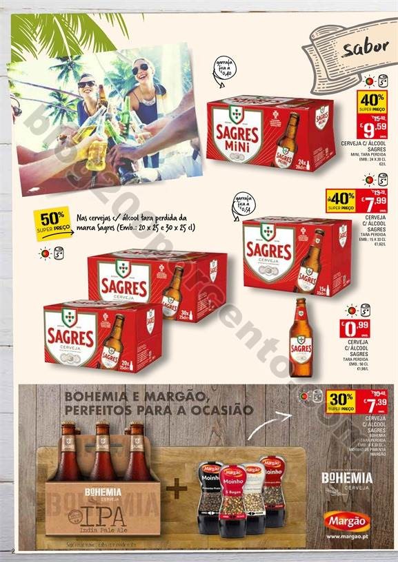 Antevisão Folheto CONTINENTE Mariscos e Cervejas 