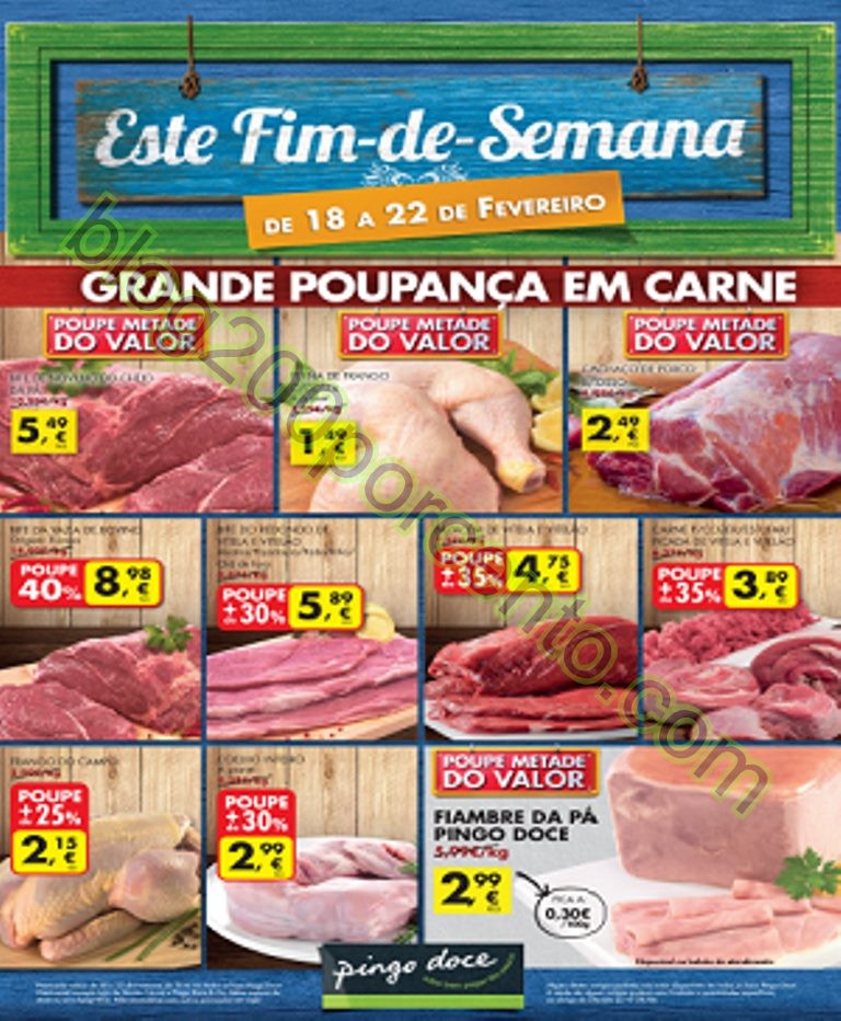 Antevisão Folheto PINGO DOCE Fim de Semana de 18 