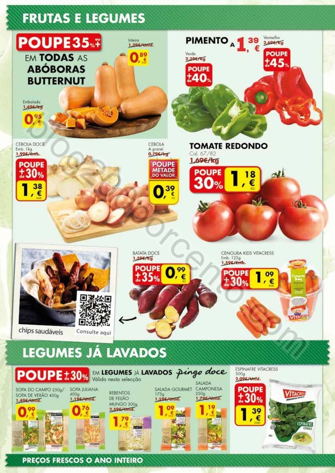 Antevisão Folheto PINGO DOCE Frescos promoções 