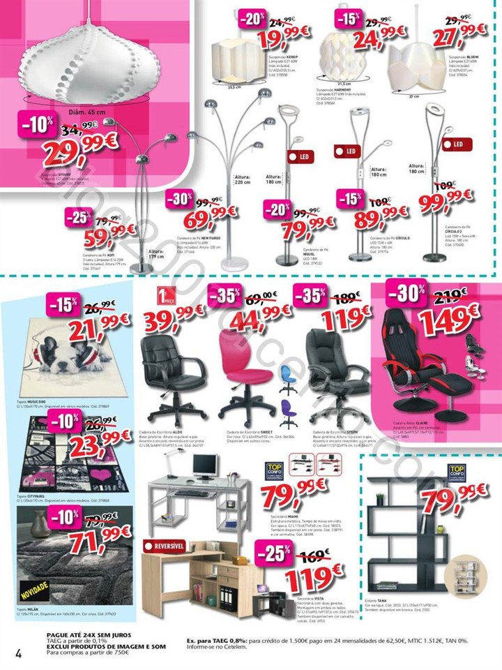 Novo Folheto CONFORAMA promoções de 8 a 29 setem