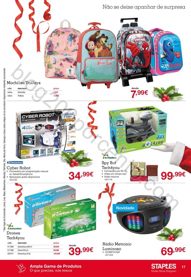 Antevisão Folheto STAPLES Promoções de 28 novem