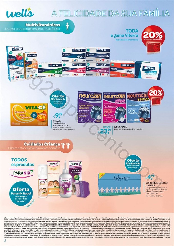 Novo Folheto WELLS Promoções de 14 março a 9 ab