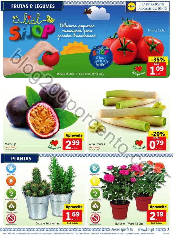 Antevisão Folheto LIDL Promoções semana de 6 a 