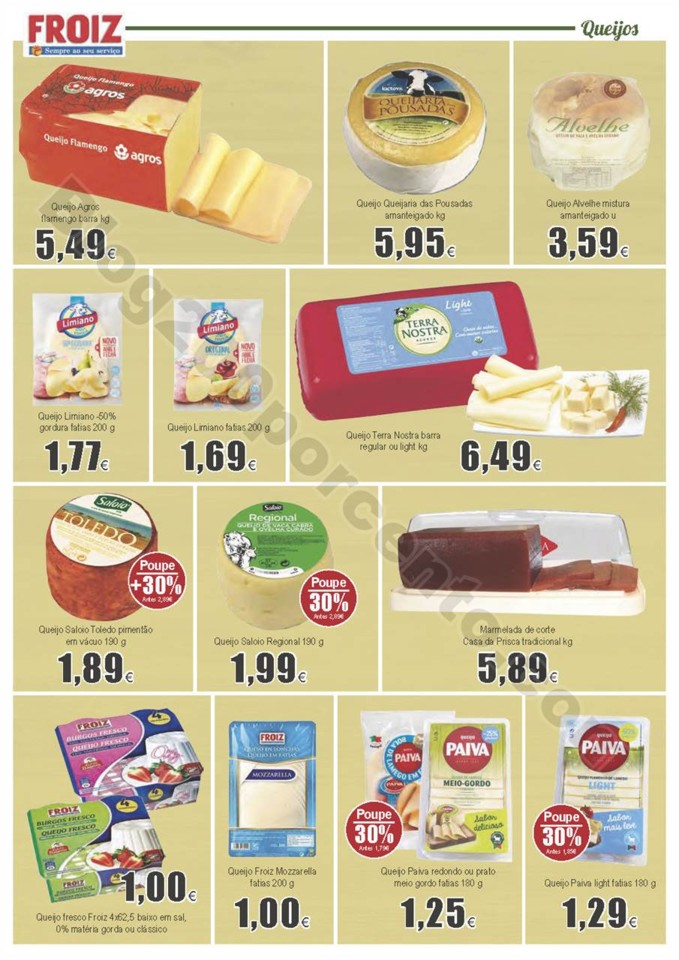 Antevisão Folheto FROIZ Promoções de 26 abril a
