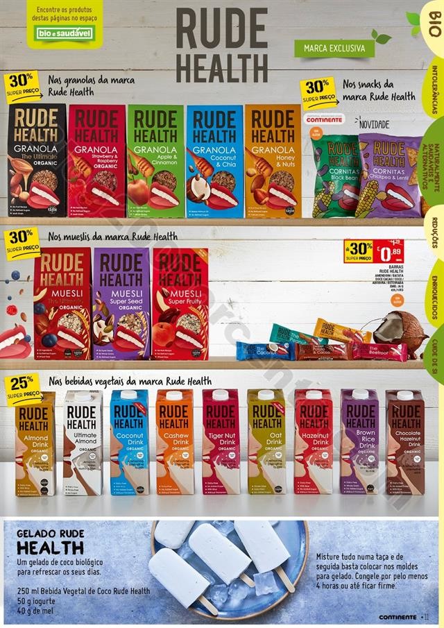 Antevisão Folheto CONTINENTE Feira Vida Saudável