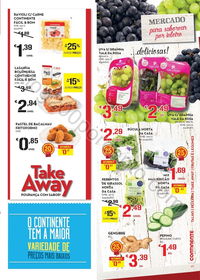 Antevisão Folheto CONTINENTE Açores de 30 agosto