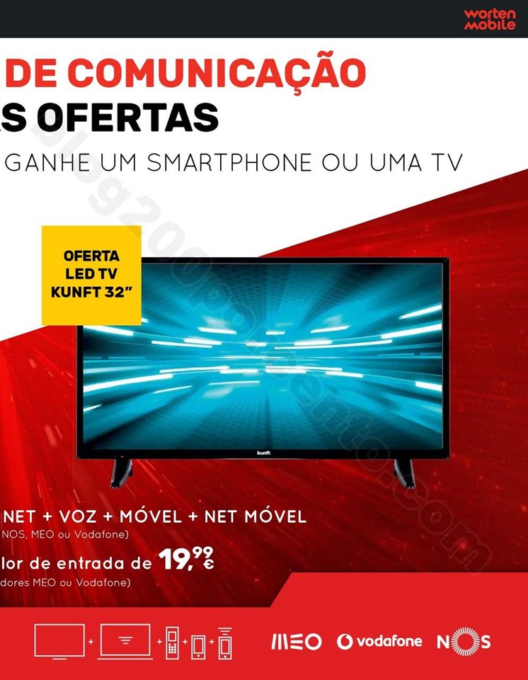 Antevisão Folheto WORTEN Mobile Promoções de 9 
