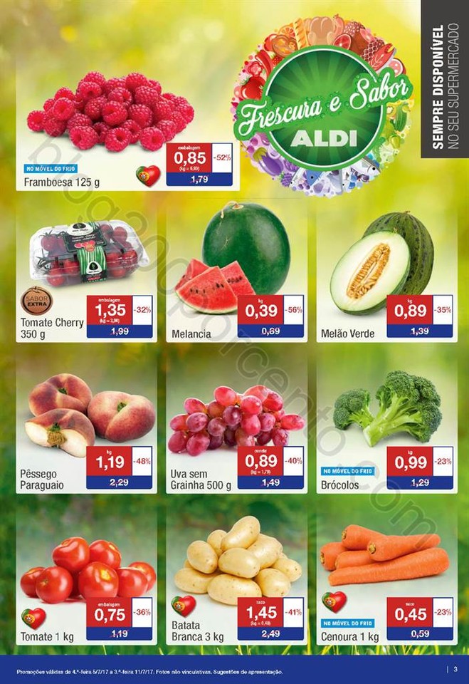 Antevisão Folheto ALDI Promoções a partir de 5 