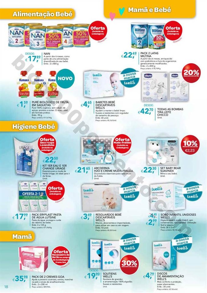 Antevisão Folheto WELLS Promoções de 25 julho a