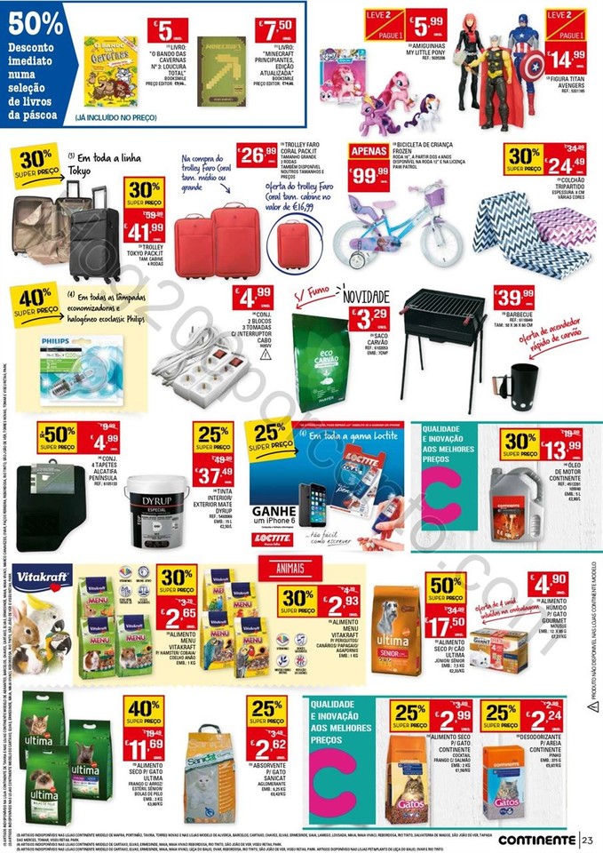 Antevisão Folheto CONTINENTE Promoções de 4 a 1