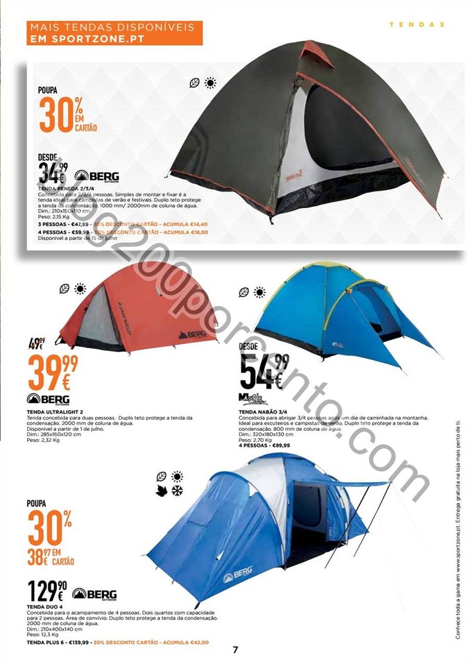 Novo Folheto SPORT ZONE Promoções até 16 agosto