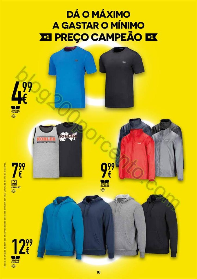 Novo Folheto SPORT ZONE promoções de 28 março a