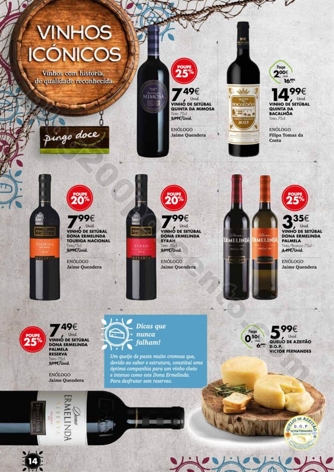 Antevisão Folheto PINGO DOCE Vinhos promoções d