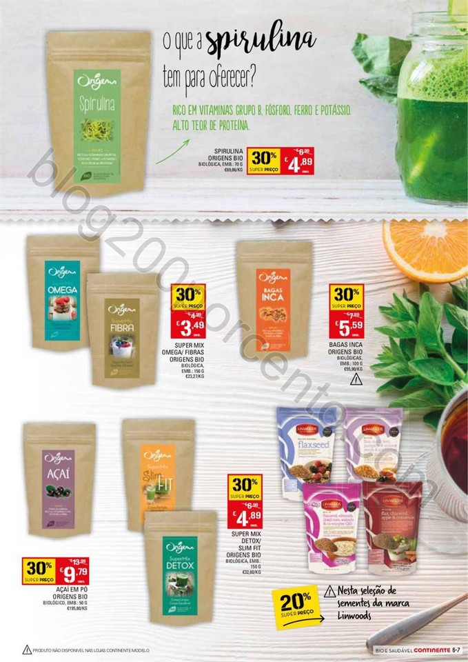 Antevisão Folheto CONTINENTE Bio e Saudável prom