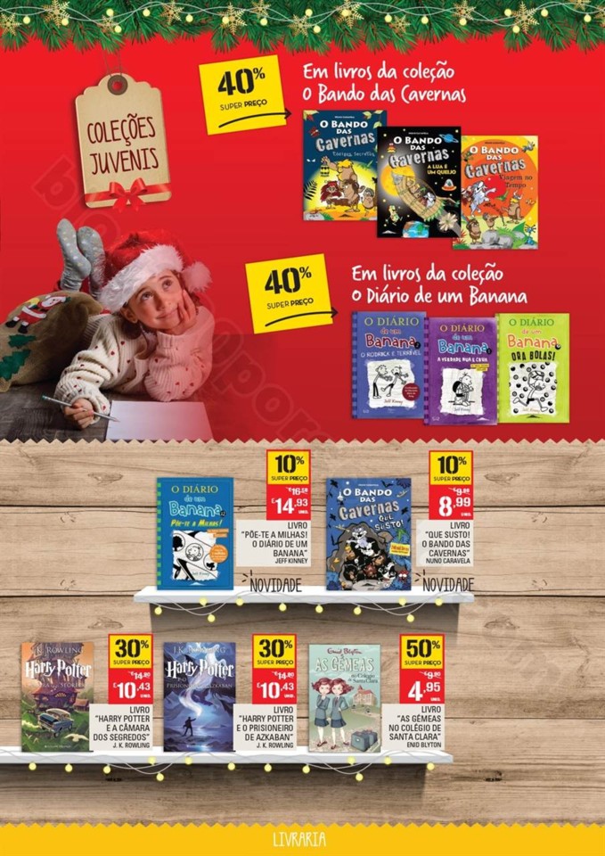 Antevisão Folheto CONTINENTE Livraria promoções