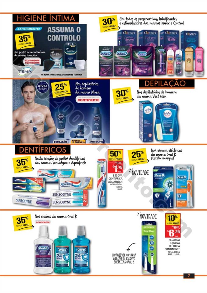 Antevisão Folheto CONTINENTE Homem promoções de
