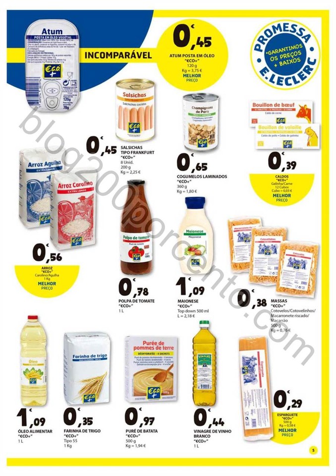 Antevisão Folheto E-LECLERC Extra promoções de 