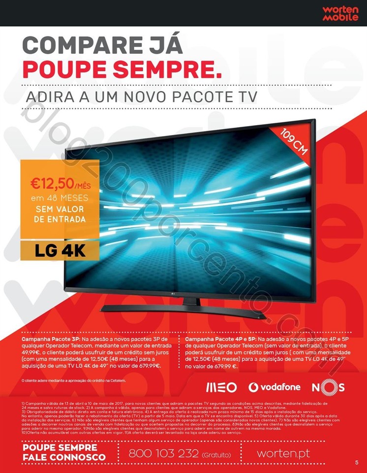 Novo Folheto WORTEN Mobile promoções até 10 mai