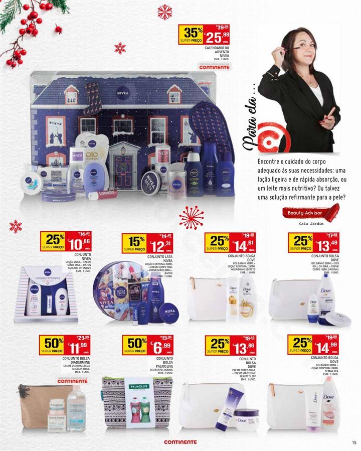 Natal em beleza CONTINENTE 29 outubro a 15 novembr