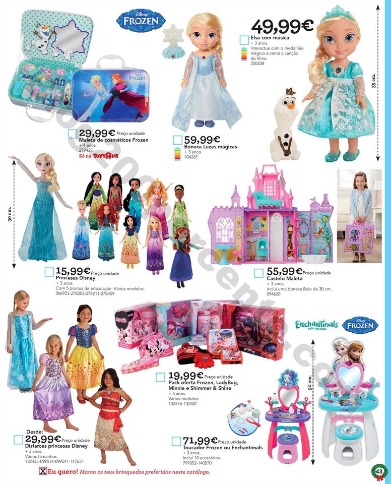 Antevisão Catálogo Natal TOYSRUS Promoções de 