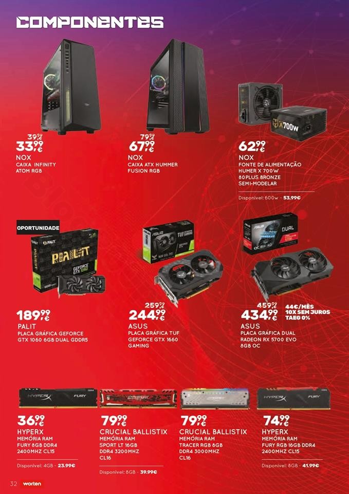 Antevisão Folheto WORTEN Gamer Promoções até 1